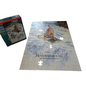 Disney Homeward Bound Incredible Journey 300 PC Movie Poster Puzzle INCOMPLETE